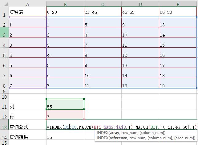 Excel区间查询教程：如何用INDEX与MATCH函数精准查找数据-互知网